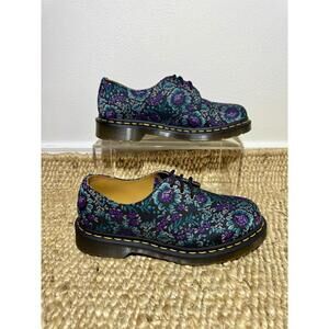 Dr. Martens 1461 Floral Jacquard Oxford Shoes M:8 W:9 Docs